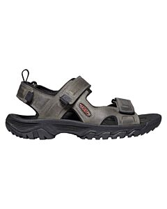 Keen Men's Targhee III Open Toe Sandal - Grey/Bla
